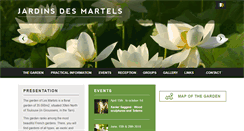 Desktop Screenshot of jardinsdesmartels.com
