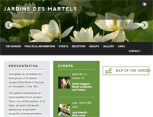Tablet Screenshot of jardinsdesmartels.com
